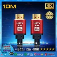 ราคา สาย HDTV V2.0 Ultra HD 4K / HDMI Male to HDMI Male / HDMI to HDMI ความยาว 10 เมตร / 10M / 1000 ซม. คุณภาพสูง !!! (51555684975)