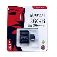 ราคา Kingston Memory Card Micro SD SDHC 128 GB Class 10 คิงส์ตัน เมมโมรี่การ์ด 128 GB Kingston (53908178185)