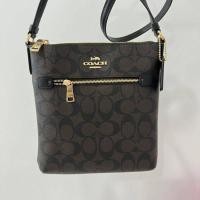 ราคา Coach Mini Rowan File Bag In Signature Canvas CF340 (24651151437)