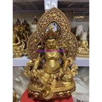 ราคา huge Wholesale buddha statue golden Buddha statue Yellow Jambhala Mammon god Buddha for temple Monk (47204318191)