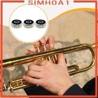ราคา [หยุด1] 3x ปุ่มนิ้วทรัมเป็ตด้านบนวาล์วครอบคลุมทนทานสําหรับเครื่องมืออุปกรณ์ (27291750203)