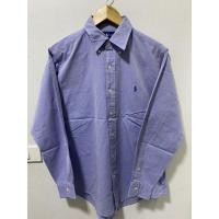 ราคา เสื้อเชิ้ตแขนยาว Ralph Lauren แท้ มือสอง สีม่วง (24913509133)