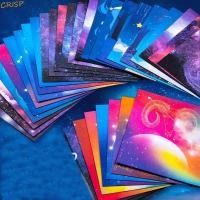 ราคา CRISP กระดาษพับ Starry Pattern Premium Double Sides Handcraft Paper-cut กระดาษงานฝีมือ DIY (56459643129)