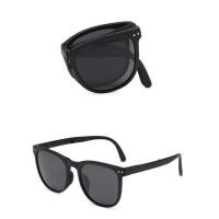 ราคา Folding Sunglasses Women UV Protection 2021 New Polarized Sunglasses Women Trendy Portable Sunglasses (28234388691)