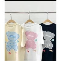 ราคา เสื้อยืดป้ายcall me agin ลายหมีดำ (23275619965)