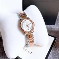 ราคา GUCCI G-Timeless Silver Dial Two-tone Ladies Watch (5946270640)
