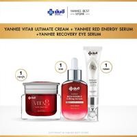ราคา [เซ็ตสุดคุ้ม] Yanhee Vita8 Complex Ultimate Cream + Red Energy Lifting Serum + Recovery Eye Serum (43426959041)