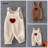 ราคา [Grace] ชุดเอี๊ยมสำหรับเด็ก ฤดูใบไม้ร่วงและหนาว อารมณ์เกาหลี ลายหัวใจสีแดง GRL506 (45152777847)