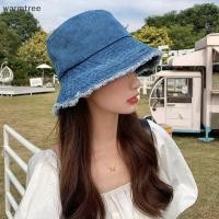 ราคา Warmtree Pot Hat Denim Hat หมวกชาวประมงหญิง Sun Hat Face Covering อเนกประสงค์ใหม่ (53059699535)