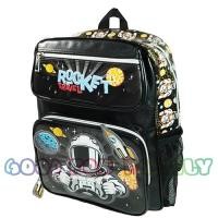 ราคา กระเป๋าเป้ Space สีดำ ลายอวกาศ นักบินอวกาศ กระเป๋าเด็ก กระเป๋านักเรียน (23321385552)