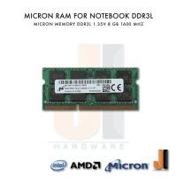 ราคา Micron RAM For Notebook DDR3L-1600 Mhz 8 GB 1.35V (ของใหม่) (7543598871)