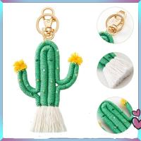 ราคา พวงกุญแจกระบองเพชรสีเขียวเชือกฝ้ายโลหะผสมสังกะสีพวงกุญแจจี้สําหรับตกแต่งกระเป๋าเป้สะพายหลัง (54758215059)