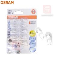 ราคา Osram หลอดไฟหรี่ ไฟส่องแผนที่ ไฟส่องป้ายทะเบียน T10 LEDriving Cool white LED 6000K แพ็ค 5 คู่ (8728033530)