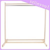ราคา ไม้ DIY ประกอบเสื้อผ้า Rack เสื้อผ้าสําหรับ 1/3 1/4 BJD AOD ตุ๊กตา (43266993232)