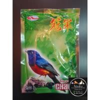 ราคา แชมป์บินหลา Champ 250g อาหารนกบินหลา กางเขนดง สูตรพิเศษสำหรับนกป่า นกร้อง (21524202496)