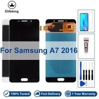 ราคา Lcd ต้นฉบับสําหรับ Samsung Galaxy A7 2016 A710 จอแสดงผล Touch Screen Digitizer Assembly A710F A710M A7100 (21881499256)