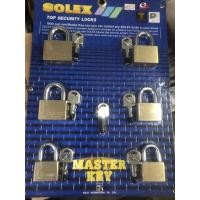 ราคา กุญแจมาสเตอร์คีย์ master key ชุด6ตัว รวมไซส์-45-50mm ยาว/สั้น solex (3751108065)