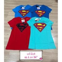 ราคา เสื้อยืด super girl แท้ มือ1 ไซซ์ L อก34" (23247464383)