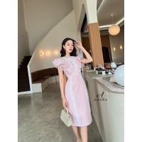 ราคา ADORA #เดรสสีชมพู #เดรสสูทสีชมพู #เดรสสีชมพูแขนยาว #เดรสสีชมพูน่ารักๆ #เดรสสีชมพูออกงาน #เดรสสีชมพูพาสเทล (19783204613)