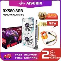 ราคา AISURIX ใหม่ RX580 8GB กราฟิกการ์ด GPU AMD คอมพิวเตอร์สําหรับเล่นเกมทํางาน (44329653438)