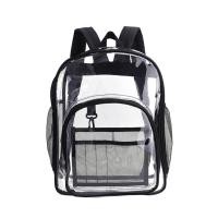ราคา กระเป๋าเป้สะพายหลังโรงเรียน Bookbag PVC สีดำสำหรับสำนักงานนักเรียน (50151513025)