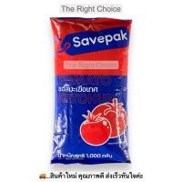 ราคา เซพแพ็ค ซอสมะเขือเทศ ถุง 1 กิโลกรัม (1000 กรัม) / Savepak Tomato Ketchup 1000 g. (18008143429)