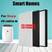 ราคา ไส้กรองอากาศ และไส้กรองกลิ่น ประสิทธิภาพสูง สําหรับเครื่องฟอกอากาศ Sharp FP-J40TA-W (FP-FM40) FZ-F50HFE และ FZ-F50DFE (22426580666)
