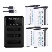 ราคา C D-Li2 D Li2 For Pentax Camera Li-50B Battery + Li 50B Batterie Charger For Olympus Stylus U1010 U (41227346606)