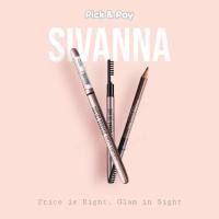 ราคา Sivanna Colors ดินสอเขียนคิ้ว Story Waterproof Silky Eyebrow Pencil (ES004) (24661734409)
