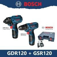 ราคา Bosch combo no hammer set (GDR120 สว่านไขควง + GSR120 สว่านไร้สายไม่กระแทก) (13809272111)