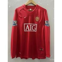 ราคา 2007 08 เสื้อฟุตบอลทีมแมนเชสเตอร์ยูไนเต็ดแขนยาวเหย้าย้อนยุคเสื้อฟุตบอล RONALDO (48209143280)