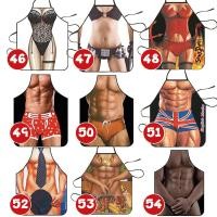 ราคา พร้อมส่งจากไทย ผ้ากันเปื้อนลาย sexy No.46-54 (18160465410)