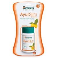 ราคา อาหารเสริมควบคุมน้ำหนักอย่างเป็นธรรมชาติ Himalaya AyurSlim Capsules 60เม็ด (1776168098)