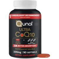 ราคา Qunol Ultra CoQ10 100mg Softgels- 3x Better Absorption, Antioxidant for Heart Health & Energy Production, Coenzyme Q10 วิตามินและข้อ, 3 เดือน, 90 Count (45009271915)