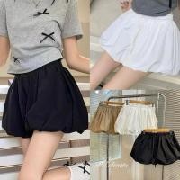 ราคา กระโปรงบอลลูน ซับในกางเกง เอวยางยืด มีเชือกเอว น่ารักเกาหลีเกาใจ #INT2527 (25433414892)