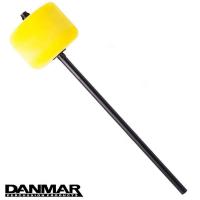ราคา Danmar® หัวกระเดื่องกลอง ตุ้มกระเดื่อง แบบสักหลาดสี ก้านดำ รุ่น 206CK (Yellow) (Bass Drum Peal Beater) ** Made in USA ** (2822492519)