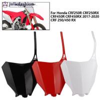 ราคา JULIEFASHION Mtorcycle ด้านหน้าจํานวนแผ่นสําหรับ Honda CRF250R CRF250RX CRF450R CRF450RX 2017-2020 CRF 250/450 RX Motocross Dirt Pit Bike R7U4 (54158343600)