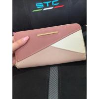 ราคา Stradivarius กระเป๋าสตางค์ใบยาวสีขาวสีชมพู (44122096297)