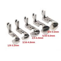 ราคา จักรเย็บผ้าอุตสาหกรรมโค้ง Hemming เท้าผ้าไหมกระโปรงชีฟอง Crimping Presser เท้า Hem ดึงหลอด Presser เท้า (52258769625)