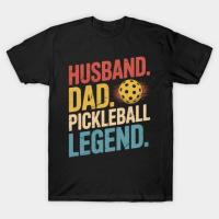 ราคา เสื้อยืด Vintage Pickleball Funny Husband Dad Legend Father's Day T-Shirt แท้ Cotton 100% แห้งเร็ว (43114994350)