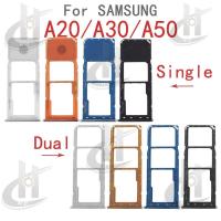 ราคา สําหรับ Samsung Galaxy A20 / A30 / A50 / A205 A305 A505 ถาดซิมการ์ดผู้ถือการ์ด Reader SD Slot Adapter อะไหล่ (40101491915)