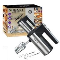 ราคา เครื่องผสมอาหารไฟฟ้า/ตีไข่/ผสมแป้ง SOKANY รุ่น CX-6619 (44257845831)