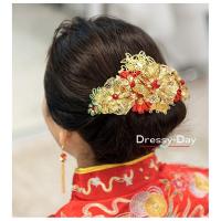 ราคา ขาย เครื่องประดับผมจีนโบราณ ปิ่นปักผมจีน เครื่องประดับหัวจีน ใส่คู่กับชุดยกน้ำชา สวย หรูหราแบบจัดเต็ม พร้อมส่ง TR055-GL (8149760368)