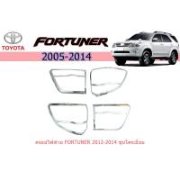 ราคา ครอบไฟท้าย/ฝาไฟท้าย โตโยต้า ฟอร์จูนเนอร์ Toyota Fortuner ปี 2012-2014 ชุปโครเมี่ยม (8301990366)