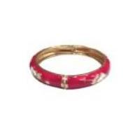 ราคา TANITTgemsกำไลข้อมือEnamelสีชมพูลายหัวใจคู่รัก - Pink (1285170388)