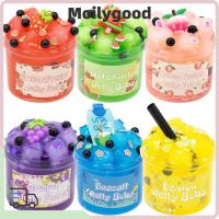ราคา MOILYTH Jelly Cube Slime, Non-Sticky Stress Relief Slime Kit, Soft Glitter 300ml/70ml Fruit Crunchy Crystal Slime Party Favor Gift (52208765027)