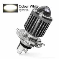 ราคา Universal H4 LED เลเซอร์รถจักรยานยนต์รถ Hi/Low Beam โคมไฟ BA20D (43179189070)