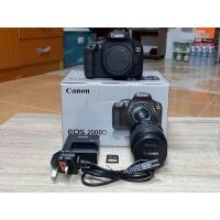 ราคา [กล้องมือสอง] สภาพ 95% Canon EOS 2000D Lens EFS 18-55 mm (54905935584)