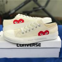 ราคา CONVERSE 70S PLAY CDG COMME DES GARCONS ออฟไวท์ (52009637454)