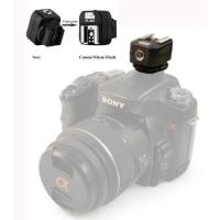 ราคา Hot Shoe Mount Adapter สําหรับ Nikon Canon แฟลชบนกล้อง Sony Alpha รองเท้าอุปกรณ์เสริมอัจฉริยะไปยังรองเท้าร้อนมาตรฐาน (52309497216)